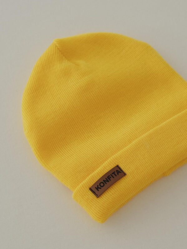 bonnet knit Yellow