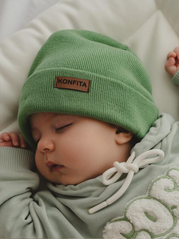 bonnet knit Green